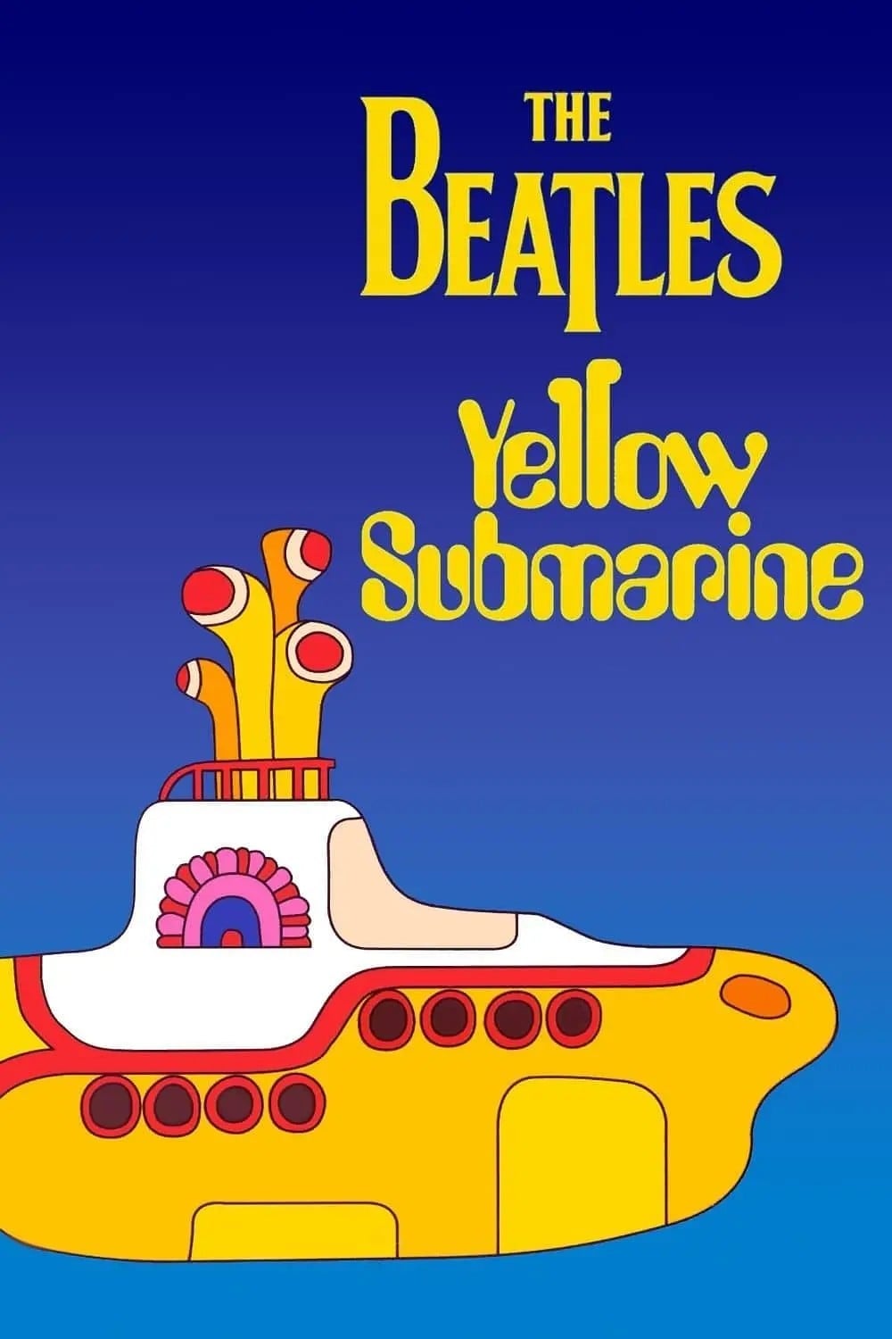 黄色潜水艇 1968 动漫海报