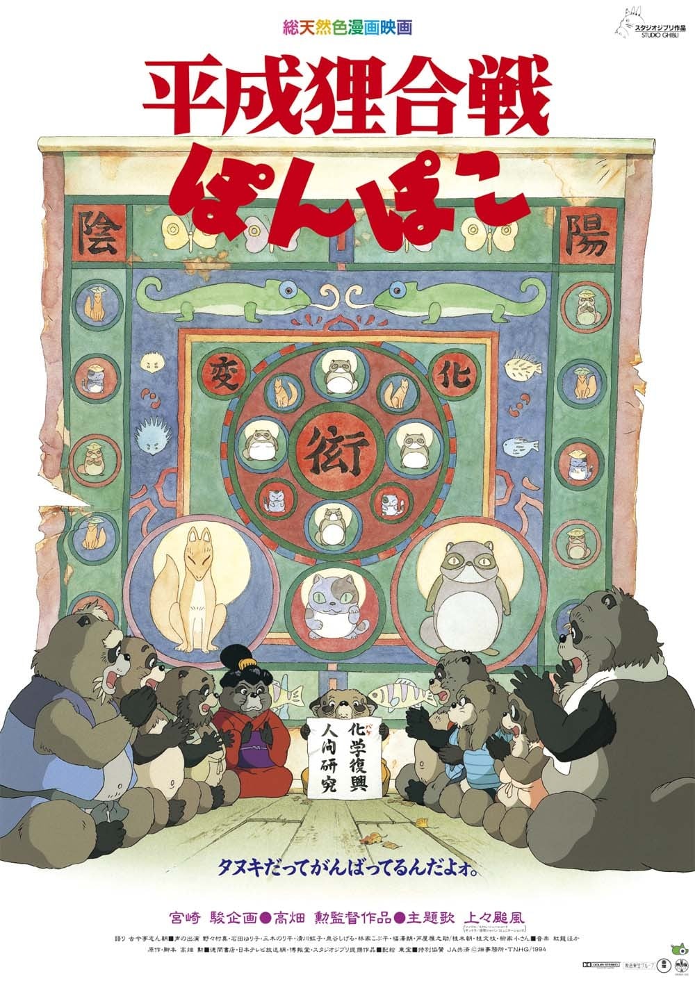 平成狸合战 1994 动漫海报