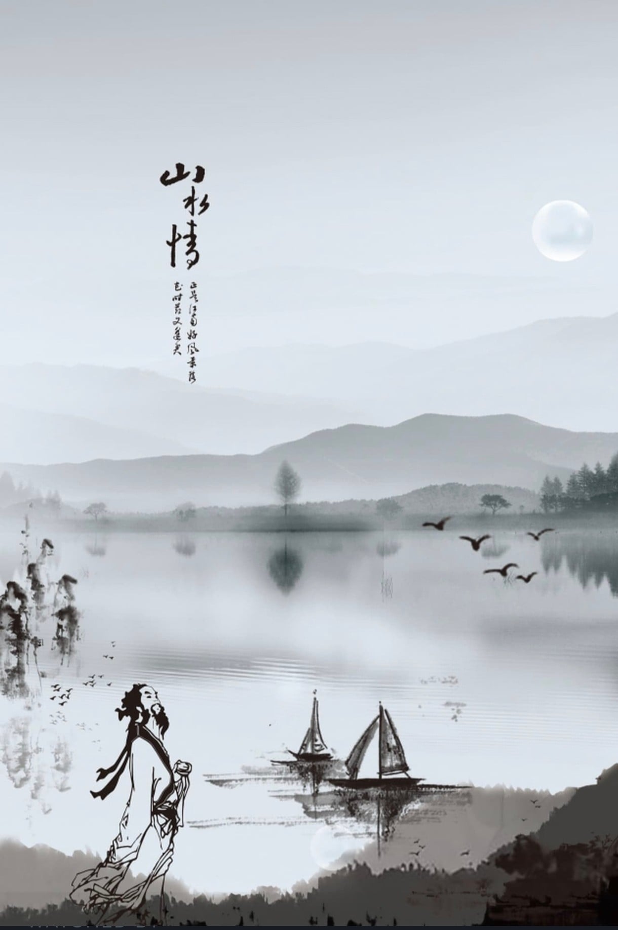 山水情 1988 动漫海报