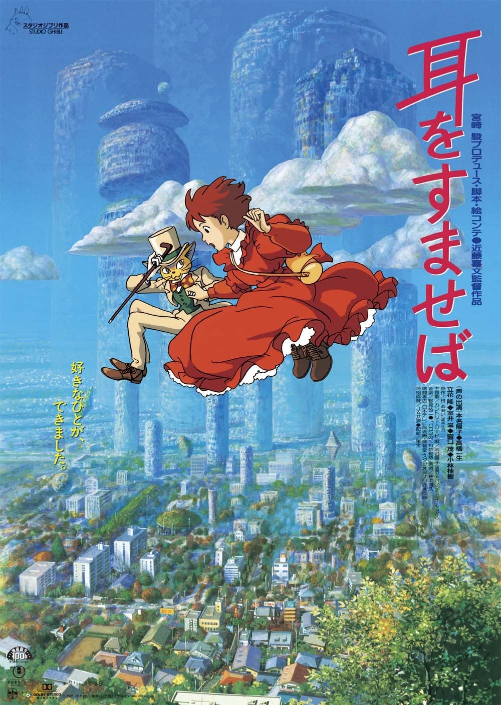 侧耳倾听 1995 动漫海报