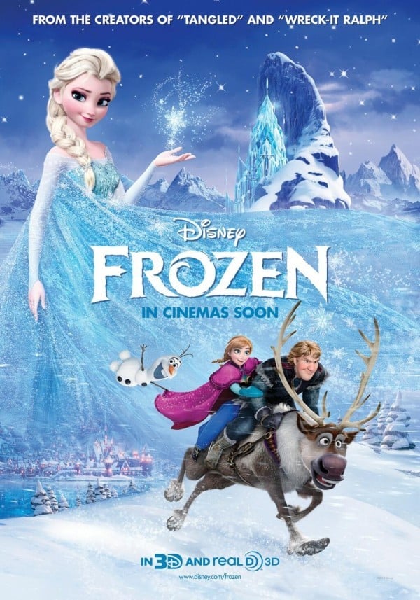 冰雪奇缘 2013 动漫海报